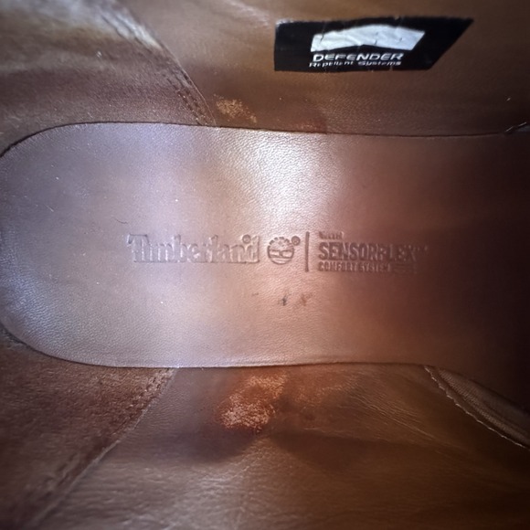 Timberland Brogue Leather Oxford Men's 10.5 Franklin Park Brown Loafer Shoe - Picture 11 of 13